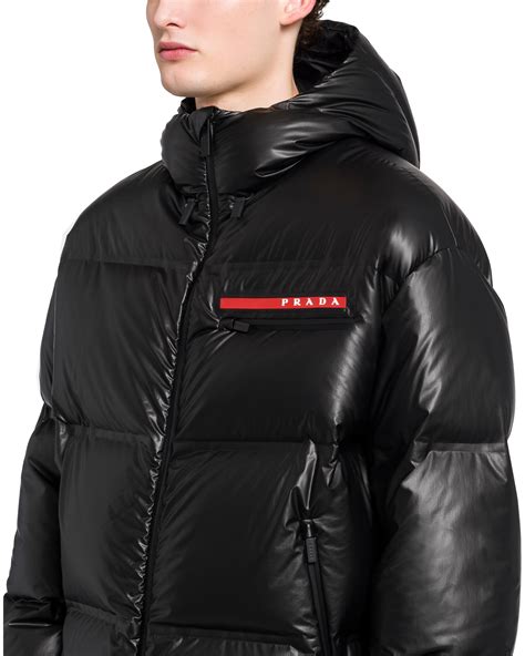 prada quilted jacket men's|black prada puffer jacket cropped.